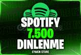 ⭐ Spotify 7500 Dinlenme