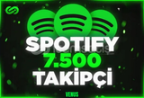 ⭐️☘️Spotify 7500 Takipçi ⭐GARANTİLİ ⭐KALİTELİ⭐