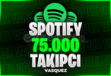 ⭐ Spotify +75.000 Takipçi ⭐