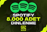✨Spotify 8.000 Adet Dinlenme!