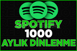 Spotify Aylık dinleme 1000 | Garantili