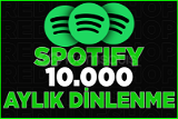 Spotify Aylık dinleme 10000 | Garantili