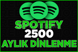 Spotify Aylık dinleme 2500 | Garantili