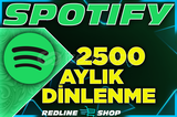 Spotify Aylık Dinleme 2500 | Garantili