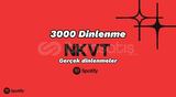 ⭐BÜYÜK İNDİRİM⭐ 3000 Spotify Editoryal Dinlenme