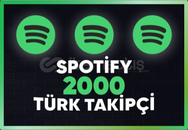 ⭐Spotify [GARANTILİ] 2000 Türk Takipçi⭐