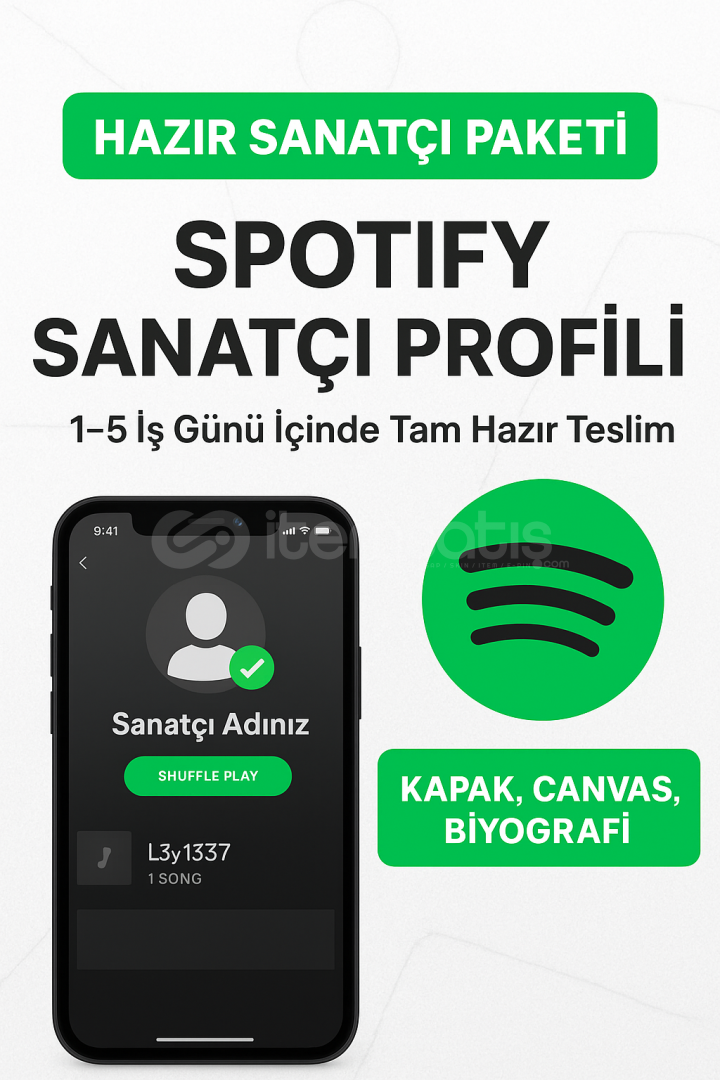 Spotify Hazır Sanatçı PAKETİ Spotify Hazır Sanatçı PAKETİ