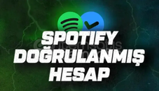 Spotify İsminize Özel mavi Tikli Hesap