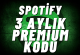 Spotify kendi hesabınıza 3 aylık permium kodu