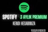 Spotify Kendi Hesabınıza 3 Aylık Premium