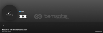 SPOTIFY KİŞİSEL MAVİ TİK HESAP