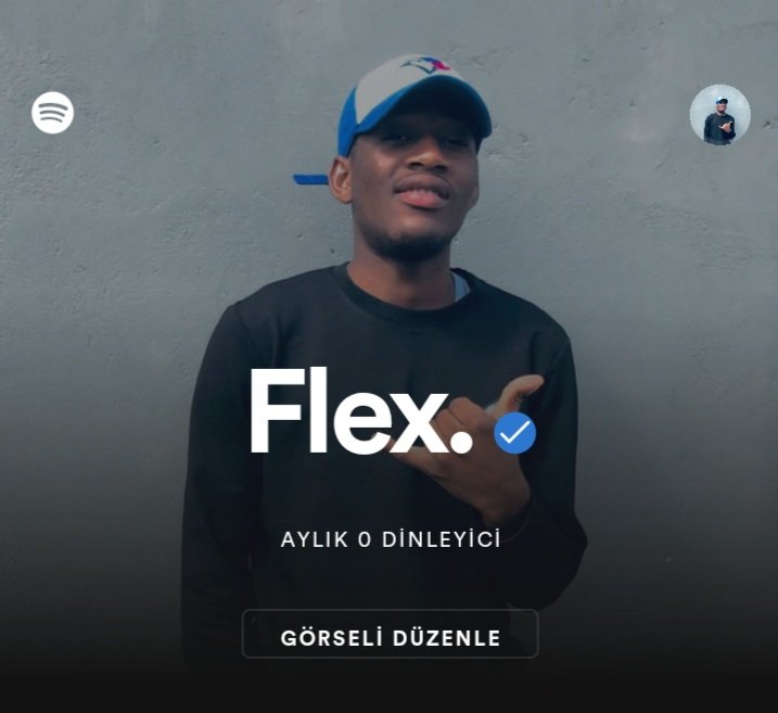 Spotify Mavi Tikli Sanatçı Hesabı Flex