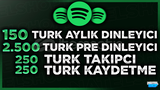 ⭐SPOTİFY MEGA SANATÇI PAKETİ |ANLIK + GARANTİ