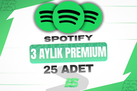 Spotify Premium 3 Aylık 25X