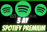 Spotify premium 3 aylık (Kendi Hesabınıza)