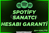 Spotify Sanatçı Hesabı I Garantili