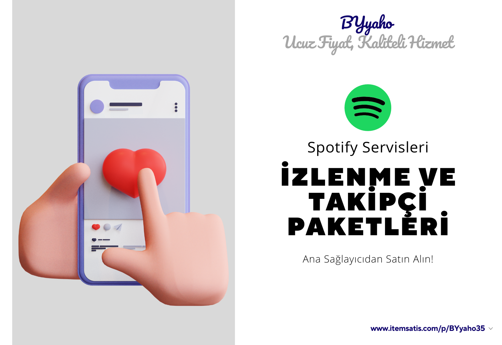 Spotify Takipçi/Playlist Takipçi