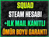 ⭐️Squad Steam✔️+İLK MAİL✔️