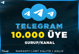 10.000 Telegram Kanal/Gurup Üyesi | Garanti 