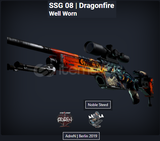 SSG 08 Dragonfire Well Worn