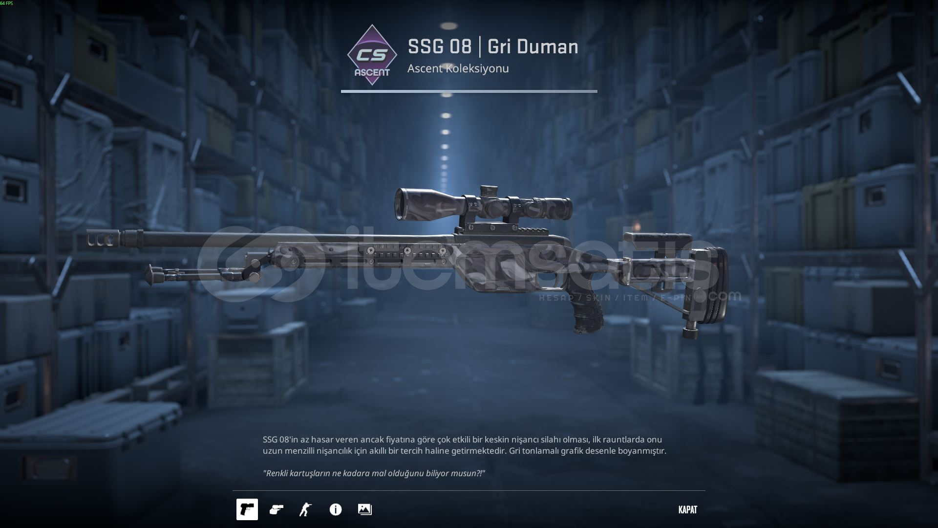 SSG 08 - GRİ DUMAN SSG 08 - GRİ DUMAN