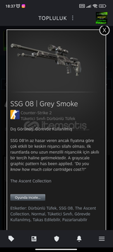 Ssg 08 gray smoke