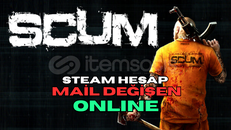 ⭐SCUM⭐ONLINE⭐MAİL DEĞİŞEN⭐