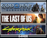 The Last of Us 1 + GOW Ragnarök + Cyberpunk