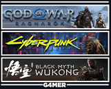 Cyberpunk 2077 + Ragnarök + Black Myth Wukong