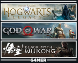God of War + Hogwarts Legacy + Wukong