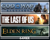 The Last of Us 1 + GOW Ragnarök + Elden Ring The Last of Us 1 + GOW Ragnarök + Elden Ring