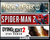Spider-Man 2 + Hogwarts Legacy + Dying Light 2
