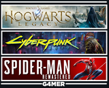 Cyberpunk + Hogwarts Legacy + Spider-Man Remas.