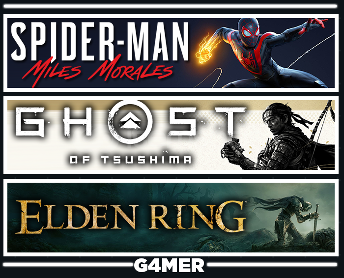 SpiderMan Miles + Tsushima +Elden Ring SpiderMan Miles + Tsushima +Elden Ring