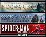 Ragnarök + Hogwarts Legacy + Spider-Man RE