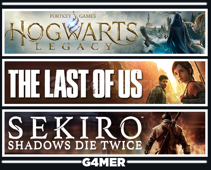 The Last of Us 1 + Hogwarts Legacy + Sekiro The Last of Us 1 + Hogwarts Legacy + Sekiro