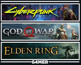 God of War + Cyberpunk 2077 + Elden Ring