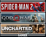 God of War + Spider-Man 2 + UNCHARTED