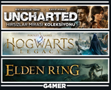 Hogwarts Legacy + UNCHARTED + Elden Ring