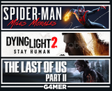 Miles Morales + Dying Light 2 +The Last of Us 2