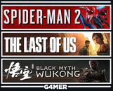 The Last of Us 1 + Spider-Man 2 + Wukong The Last of Us 1 + Spider-Man 2 + Wukong