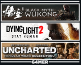 Dying Light 2 + Black Myth Wukong + UNCHARTED