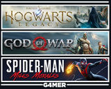 God of War + Hogwarts Legacy + Spider Man Miles