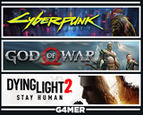 God of War + Cyberpunk 2077 + Dying Light 2
