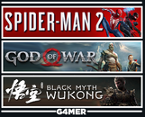 God of War + Spider-Man 2 + Black M Wukong