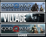 God of War + Ragnarök + Resident Evil 8