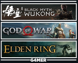 God of War + Wukong + Elden Ring
