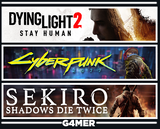 Cyberpunk 2077 + Dying Light 2 + Sekiro