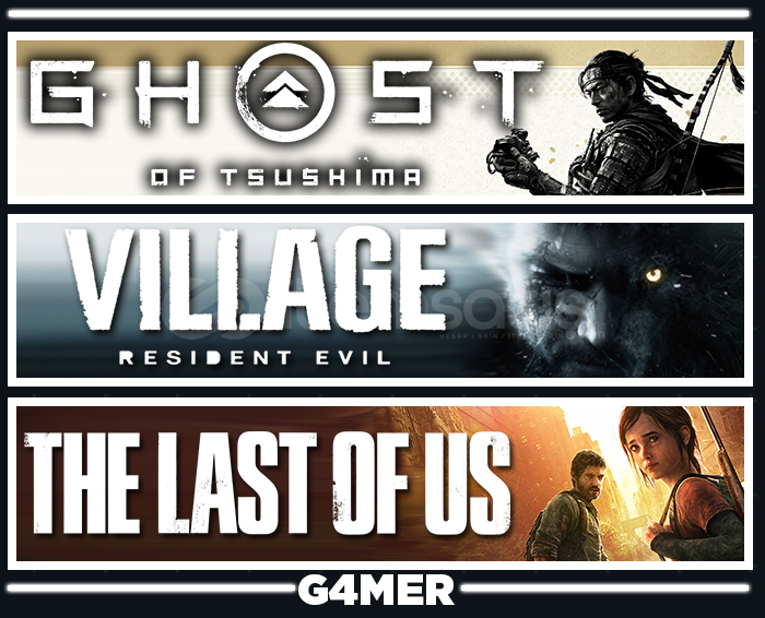 Last of Us + Tsushima + Resident Evil Village Last of Us + Tsushima + Resident Evil Village