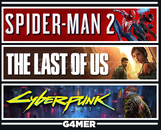 The Last of Us 1 + Spider-Man 2 + Cyberpunk